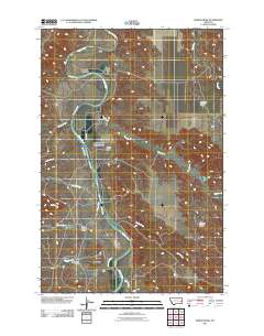 Spring Draw 2011 topographic map thumbnail