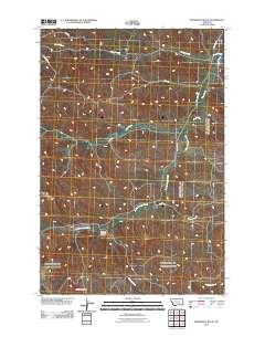 Steamboat Butte 2011 topographic map thumbnail