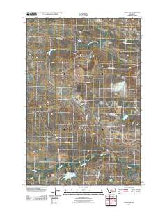 Teigen NW 2011 topographic map thumbnail