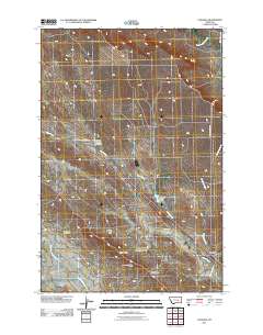 Vananda 2011 topographic map thumbnail
