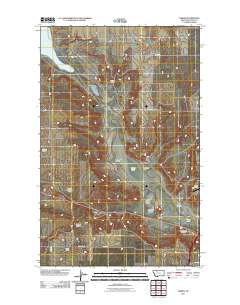 Virden 2011 topographic map thumbnail