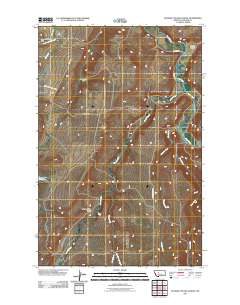 Spanish Coulee School 2011 topographic map thumbnail