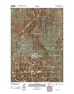 Virginia City 2011 topographic map thumbnail