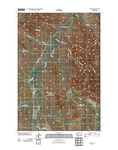 Volborg 2011 topographic map thumbnail