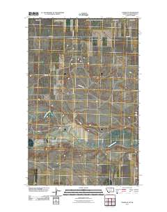 Turner NE 2011 topographic map thumbnail