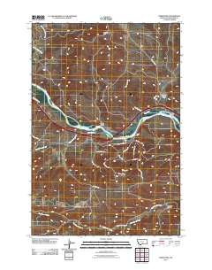 Springtime 2011 topographic map thumbnail