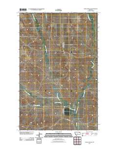 Todd Lakes SE 2011 topographic map thumbnail