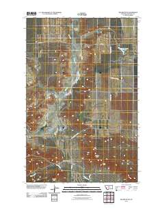 Square Butte 2011 topographic map thumbnail