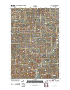 Ziegele Coulee 2011 topographic map thumbnail