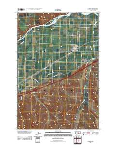 Worden 2011 topographic map thumbnail
