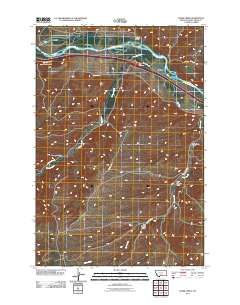 Work Creek 2011 topographic map thumbnail