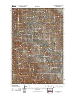 Yablonski Ranch 2011 topographic map thumbnail