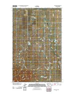 Whitlash 2011 topographic map thumbnail