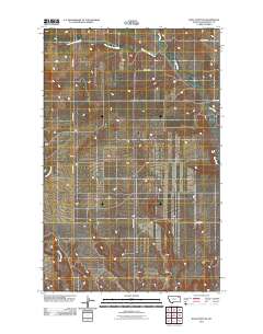 Wolf Point NE 2011 topographic map thumbnail