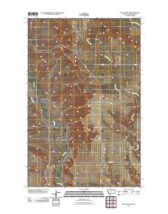 Wolf Point NW 2011 topographic map thumbnail
