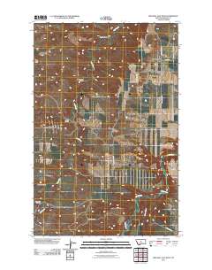 Wild Bill Flat West 2011 topographic map thumbnail