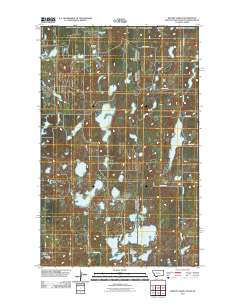Westby North 2011 topographic map thumbnail