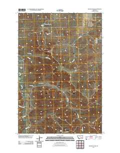 Woods Water 2011 topographic map thumbnail