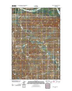 Frog Coulee 2011 topographic map thumbnail