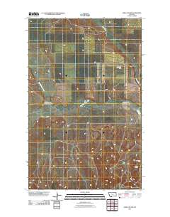 Jakes Coulee 2011 topographic map thumbnail