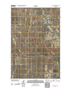 Crow Rock SE 2011 topographic map thumbnail