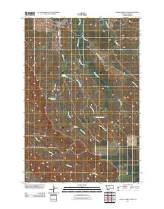 Board Corral Creek 2011 topographic map thumbnail