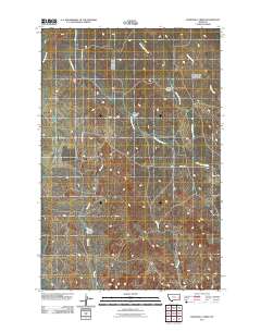 Diamond G Creek 2011 topographic map thumbnail