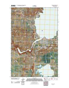 Polson 2011 topographic map thumbnail