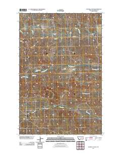 Maxwell Coulee 2011 topographic map thumbnail
