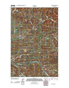 Pike Creek 2011 topographic map thumbnail