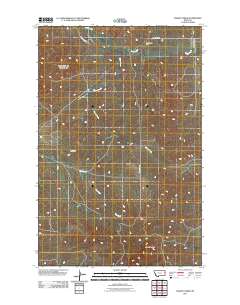 Parson Creek 2011 topographic map thumbnail