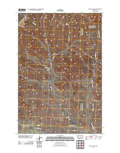 Park Coulee 2011 topographic map thumbnail