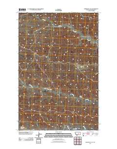 Kirkendal Flat 2011 topographic map thumbnail