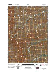 Saint Xavier NE 2011 topographic map thumbnail