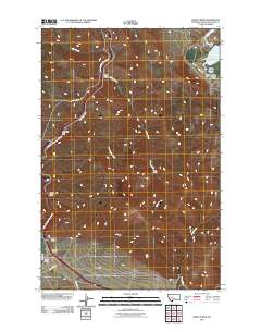 Sheep Creek 2011 topographic map thumbnail