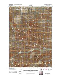 Smith Creek NE 2011 topographic map thumbnail