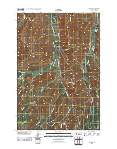 Castagne 2011 topographic map thumbnail