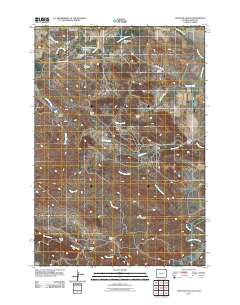 Antelope Gulch 2011 topographic map thumbnail