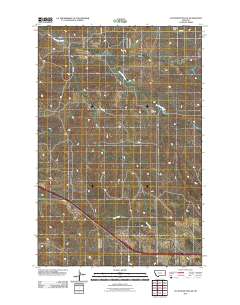Cluster Buttes SE 2011 topographic map thumbnail