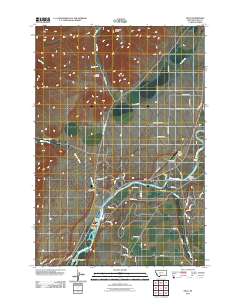 Pray 2011 topographic map thumbnail