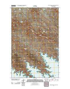 Middle Eighth Coulee 2011 topographic map thumbnail