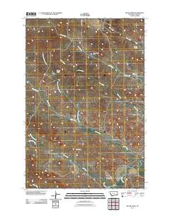 Miller Creek 2011 topographic map thumbnail