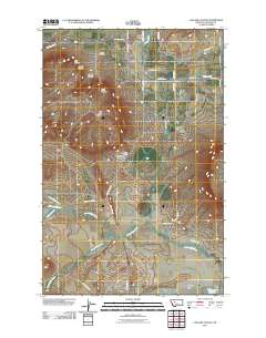 Cascade Colony 2011 topographic map thumbnail
