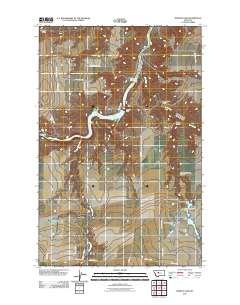 Morony Dam 2011 topographic map thumbnail