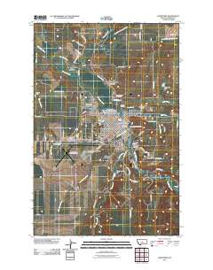 Lewistown 2011 topographic map thumbnail