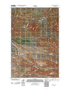 Jiggs Flat 2011 topographic map thumbnail