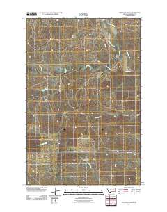 Whiteside Ranch 2011 topographic map thumbnail