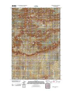 McBridy Spring 2011 topographic map thumbnail