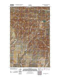 Silver Bow Lake 2011 topographic map thumbnail