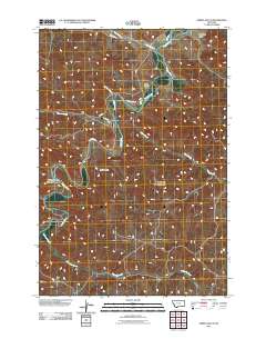Spring Gulch 2011 topographic map thumbnail